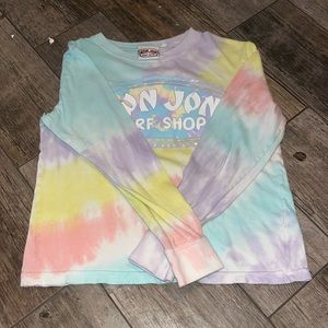 girls pastel long sleeve ron jon surf shop tee
